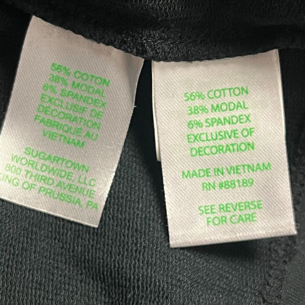 Lilly Pulitzer Skipper Solid Popover Dress Onyx Black Long Sleeve Women's Medium - Picture 7 of 7